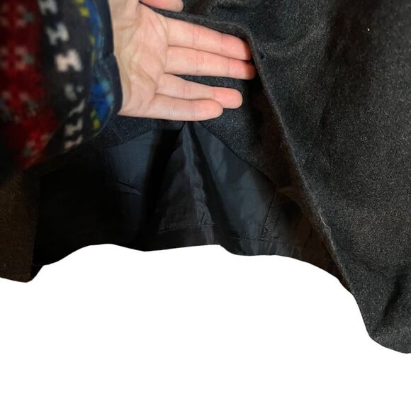 NWT! Gap dark grey wool blend sleeveless dress - Picture 6 of 9